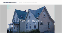 Desktop Screenshot of farnhamroofing.com